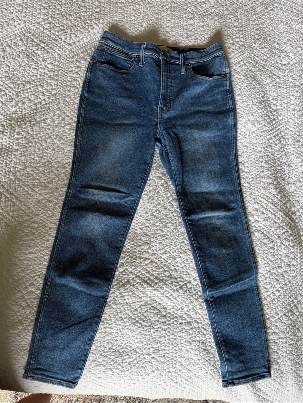 Madewell 10 Inch High-Rise Skinny Stretch Jeans- Size 30